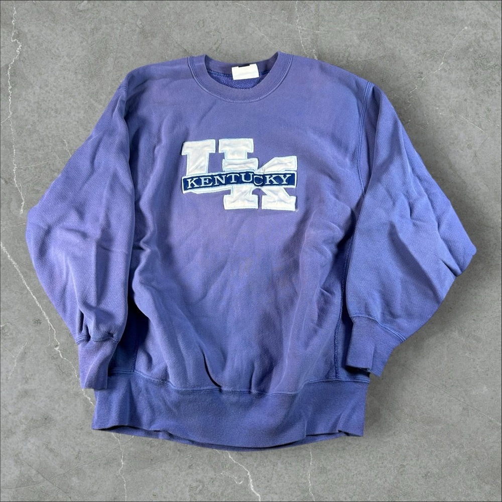 Vintage University Of Kentuckey Sweatshirt Men XL Purple 90s Collegiate Crewneck